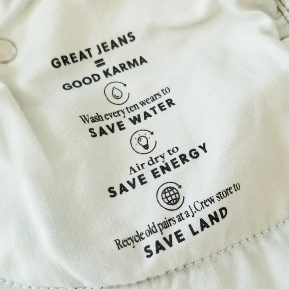 J Crew Women's High Rise High Waist Denim Blue Jean Shorts Zip-up sz 26 EUC - Picture 4 of 16